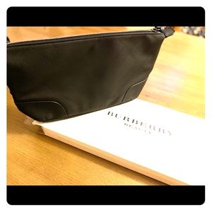 Burberry beauty cosmetic bag black